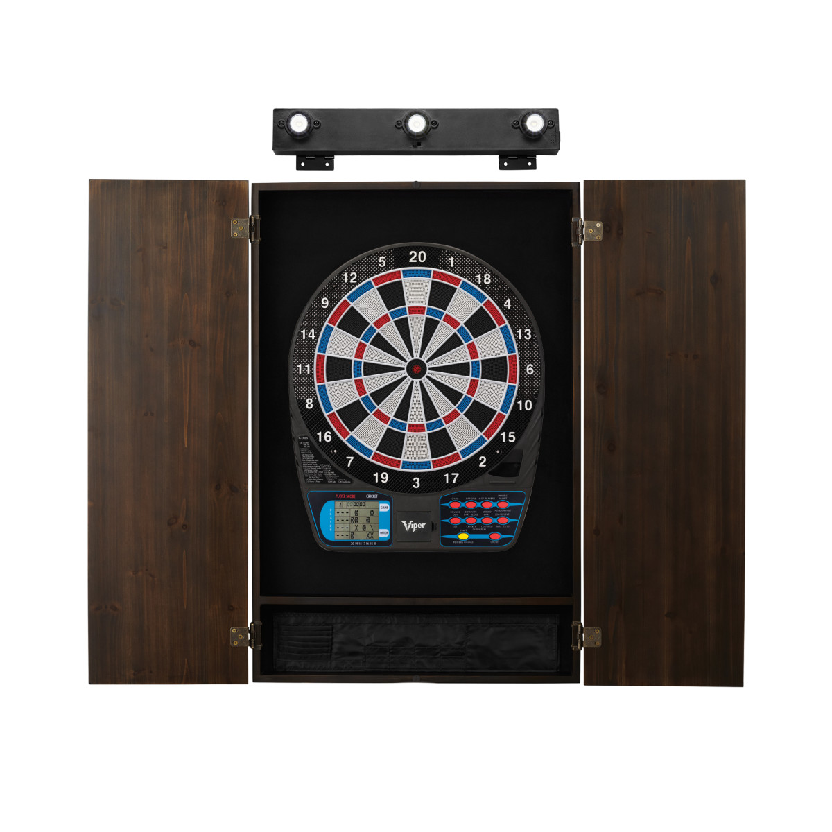 Viper 787 Electronic Dartboard, Metropolitan Espresso & Shadow