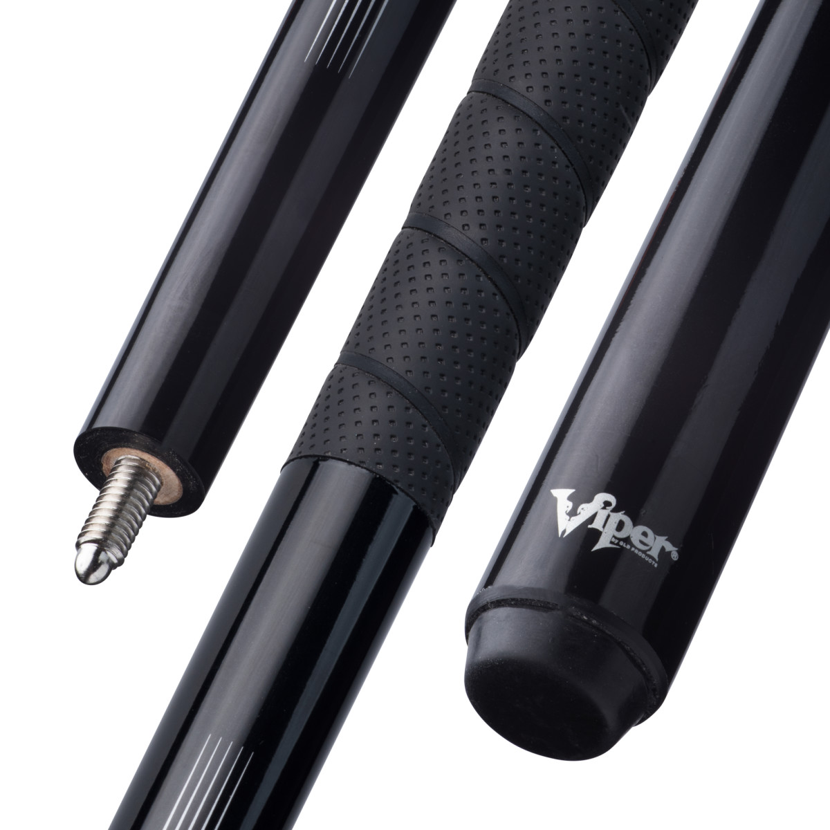 Viper Sure Grip Pro Black Billiard/Pool Cue Stick - GameTablesOnline.com