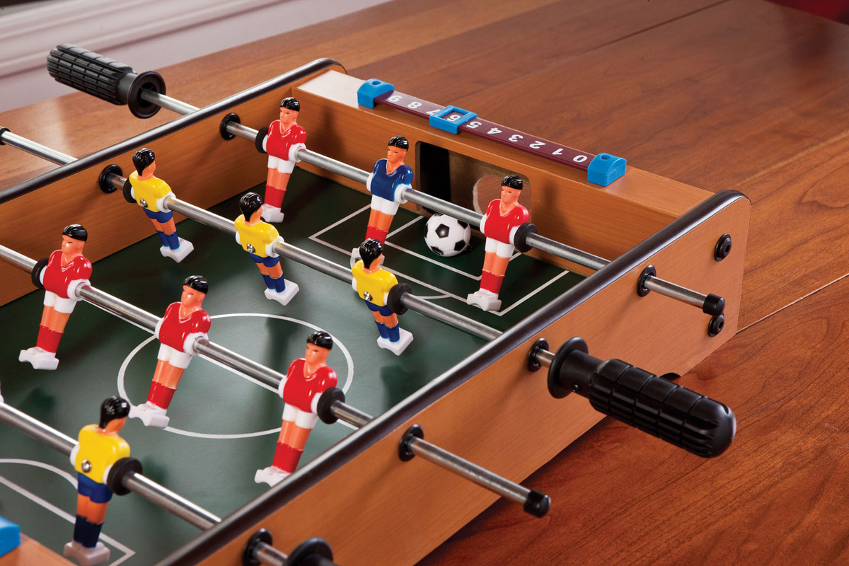 Bright, Colorful Foosball Players