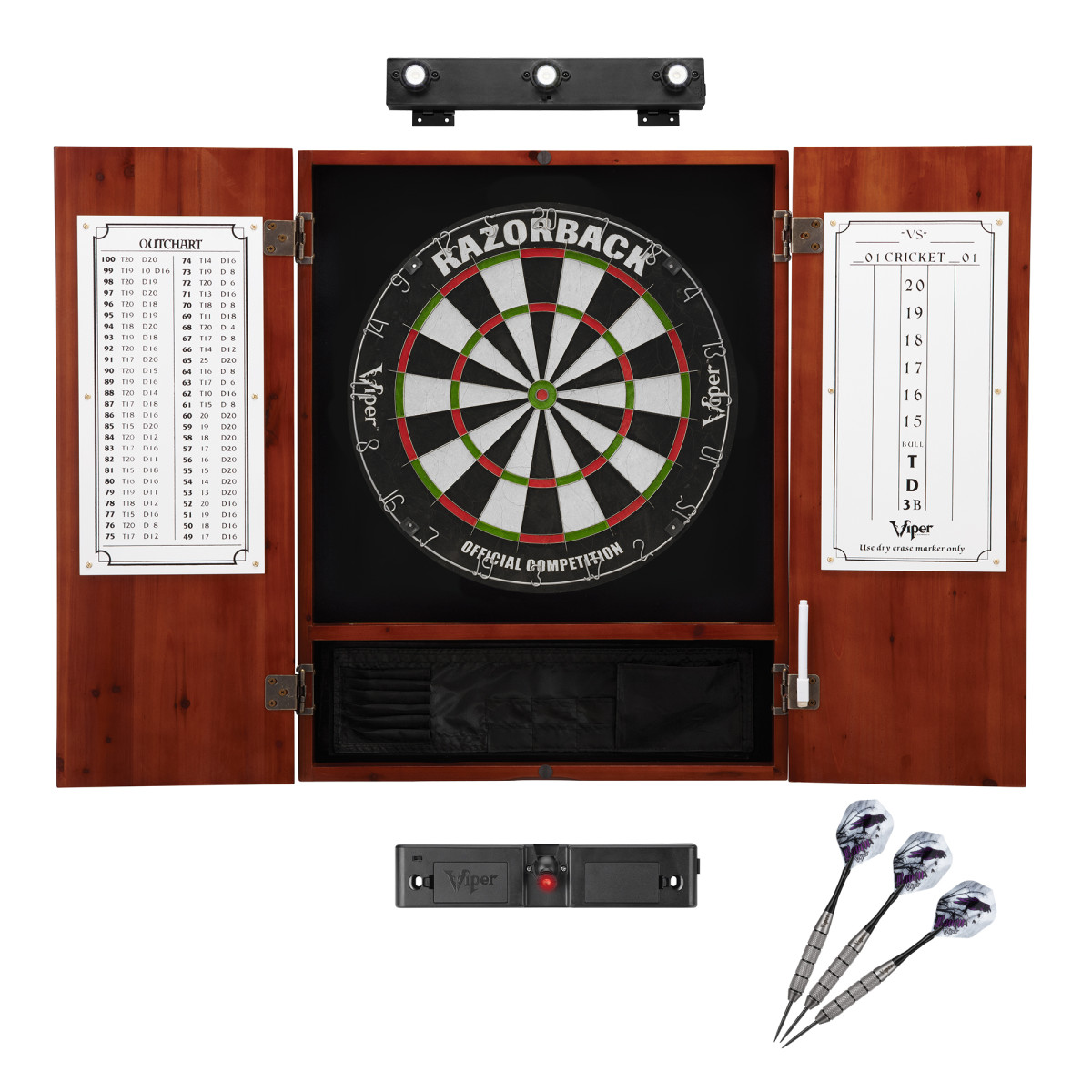 Viper Razorback Sisal Dartboard, Metropolitan Cinnamon Shadow