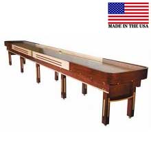 16' Black 2pc Woodbridge Shuffleboard Table